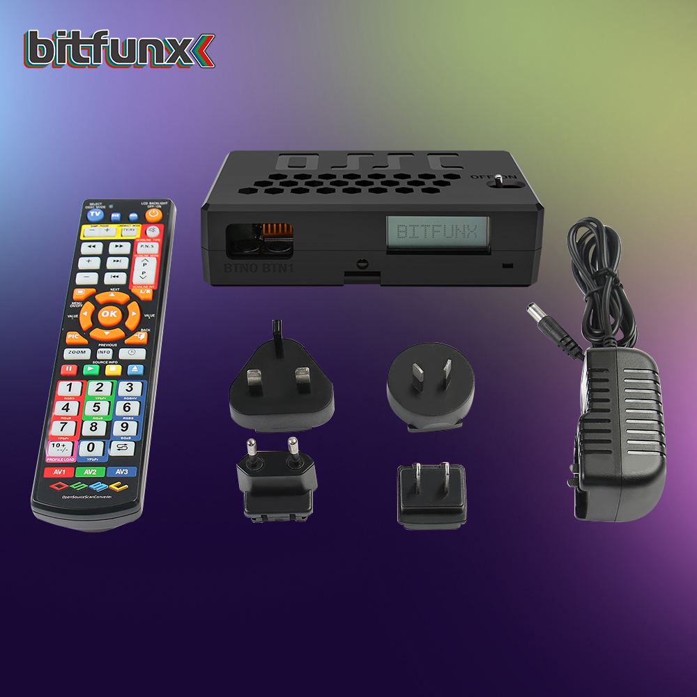 Retro Gaming Hard Drive - محول Bitfunx OSSC HW V1.8 مفتوح