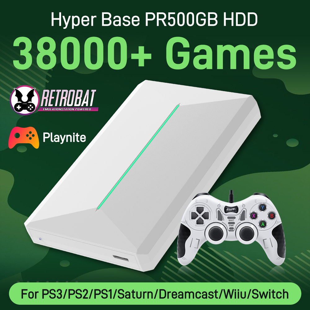 Retro Gaming Hard Drive - محرك الأقراص الصلبة 500 جيجابايت ريترو