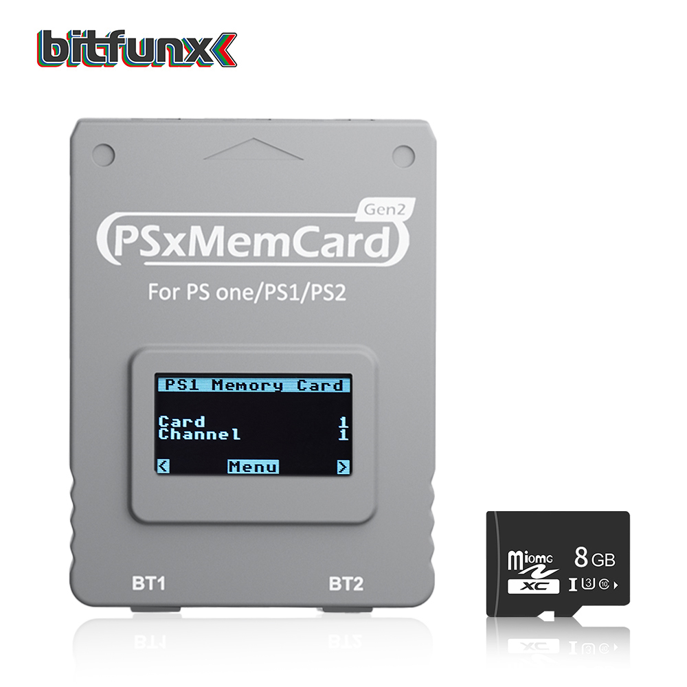 Retro Gaming Monitor - توفر لعبة Bitfunx PSxMemCard Gen2 لألعاب