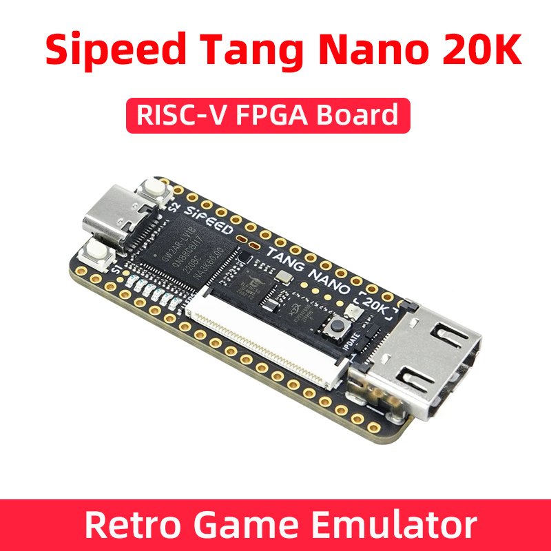 Retro Game Card - لوحة تطوير Sipeed Tang Nano 20K