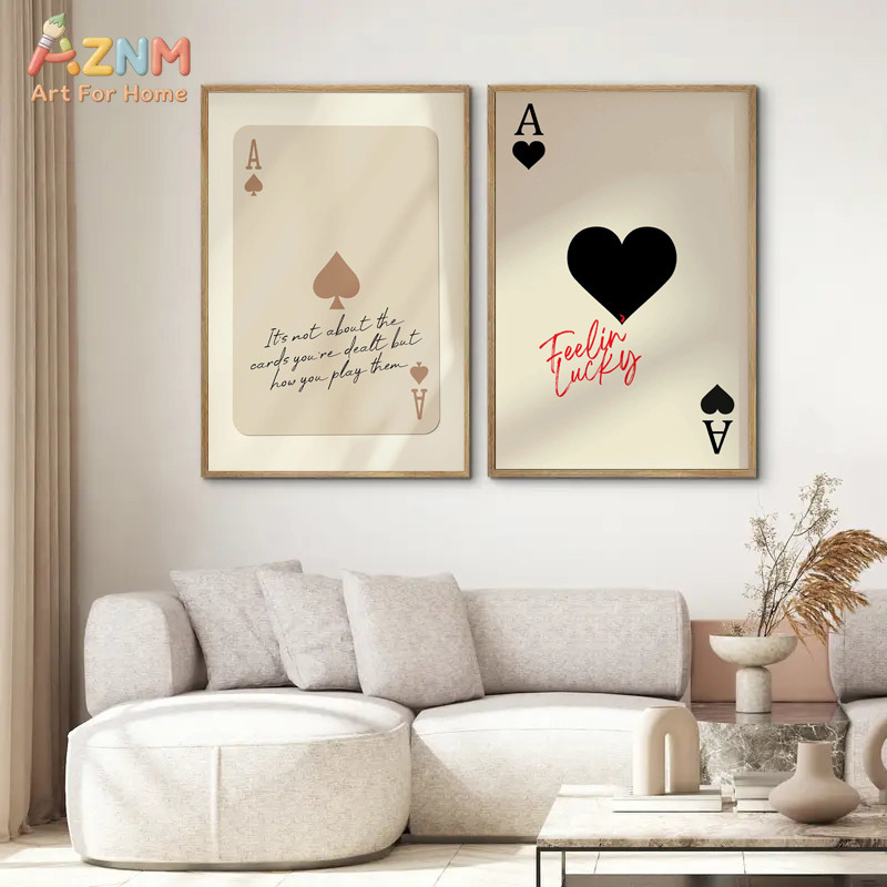 لوحة جدارية قماشية AZNM بتصميم - مراجعة Retro Game Card وسعره