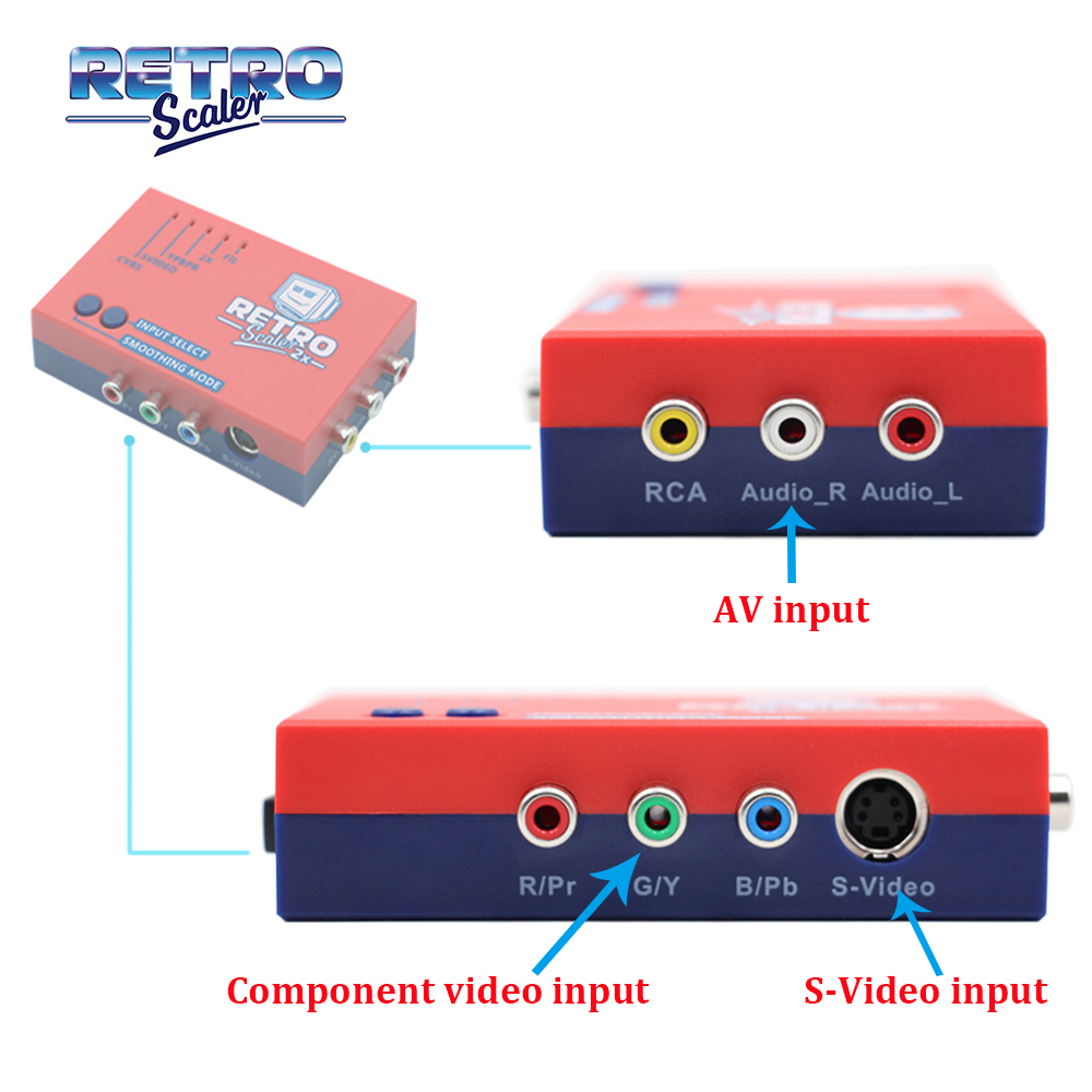 RetroScaler2x A/V إلى HDMI ®   - مراجعة Retro Gaming Hard Drive وسعره