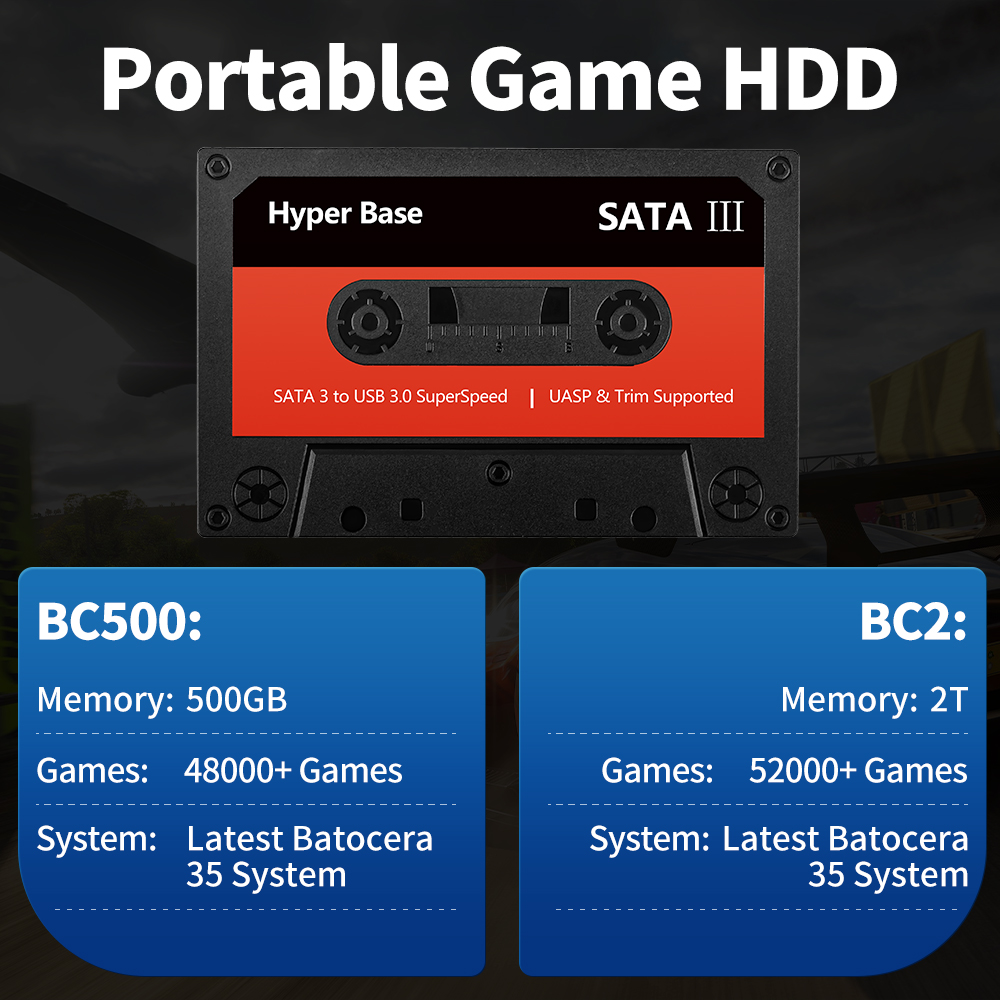 محرك الأقراص الصلبة للألعاب JM - مراجعة Retro Gaming Hard Drive وسعره
