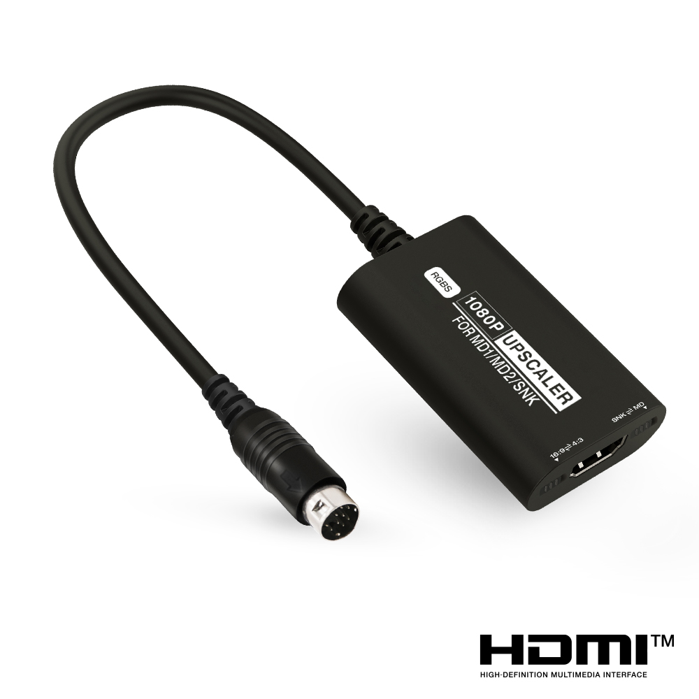 محول RGBS لجهاز ألعاب SEGA MD1 - مراجعة Retro Gaming Hard Drive وسعره