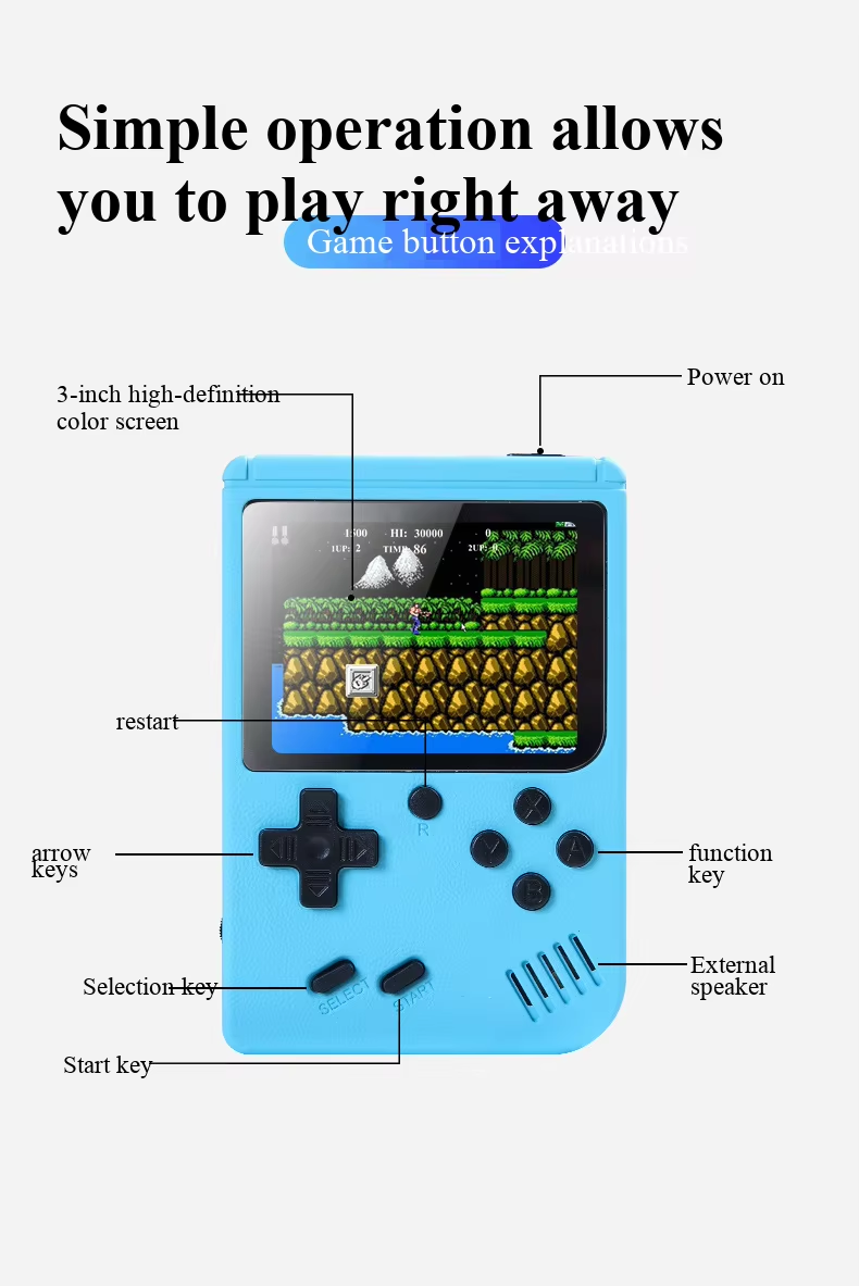 400 لعبة في 1 جهاز ألعاب محمول - مراجعة Retro Gaming Monitor وسعره