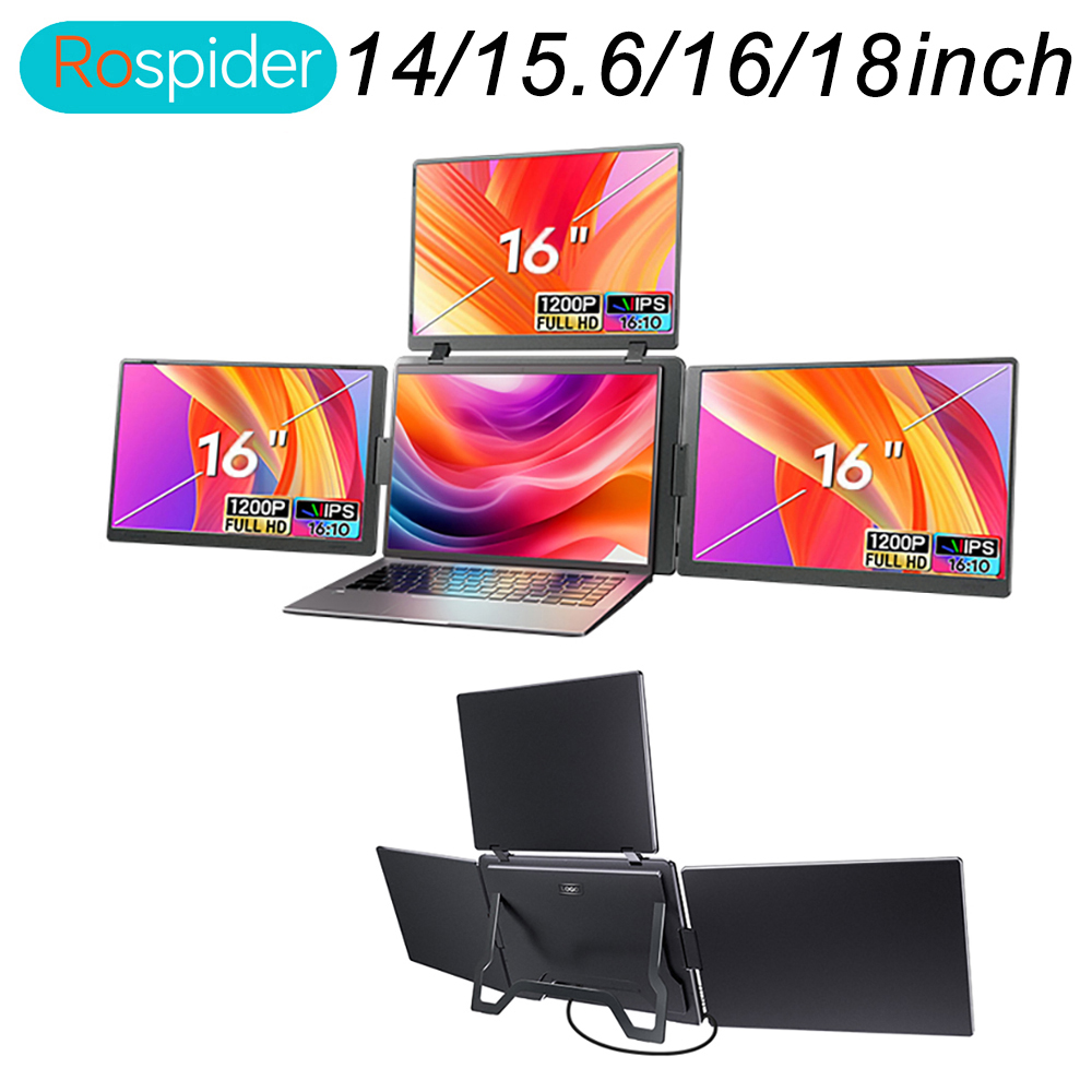 شاشة LCD محمولة ثلاثية الشاشات - مراجعة Retro Gaming Monitor وسعره