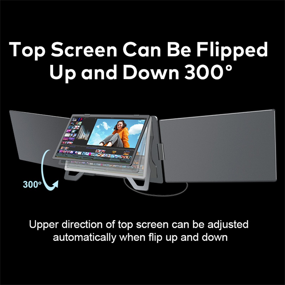 شاشة LCD محمولة ثلاثية الشاشات - مراجعة Retro Gaming Monitor وسعره