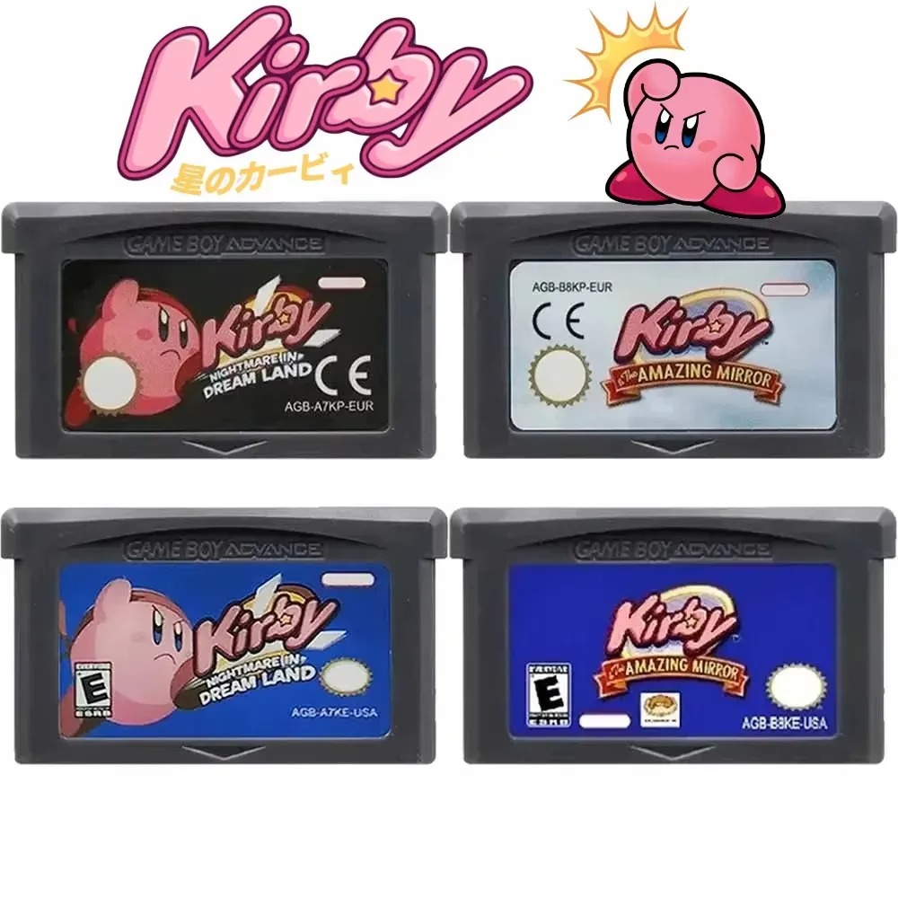 خرطوشة لعبة كيربي لجهاز GBA ND - مراجعة Retro Game Card وسعره
