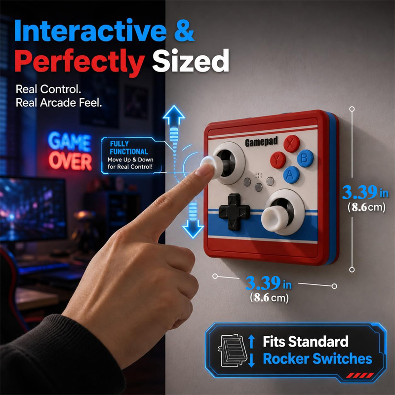غطاء مفتاح إضاءة بدون حفر، لوح - مراجعة Game Retro Gaming وسعره