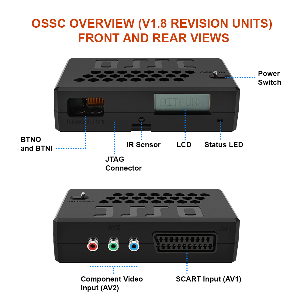 OSSC الراقي HDMI ™   محول لوحد - مراجعة Retro Gaming Hard Drive وسعره